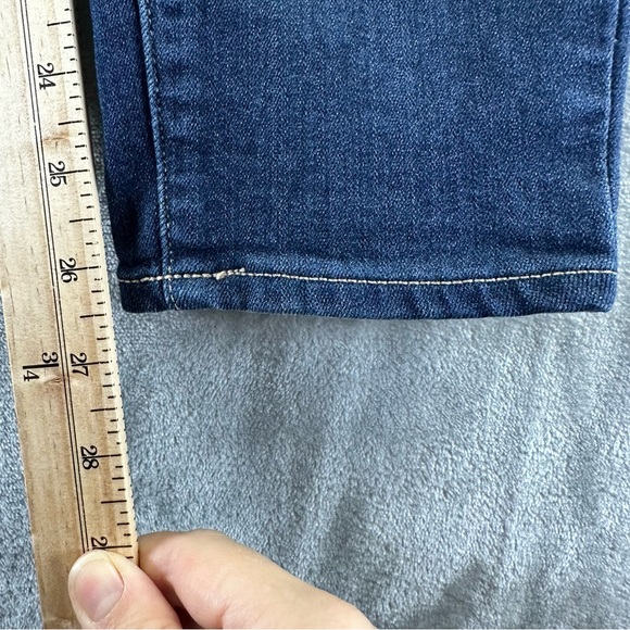 Paige Verdugo Ankle Jeans Women’s 30 Blue Dark Wash Skinny - Picture 7 of 11